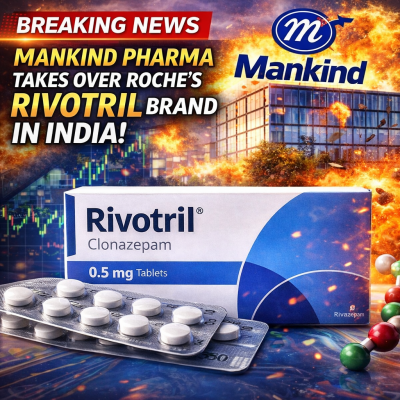 Mankind Pharma Acquires Roche’s Rivotril Brand to Strengthen CNS Portfolio in India