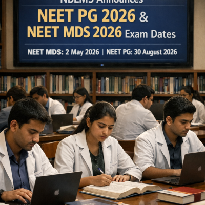 NBEMS Announces NEET PG 2026 and NEET MDS 2026 Exam Dates: Check Schedule and Internship Cut Off