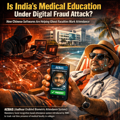 Is India’s Medical Education Under Digital Fraud Attack? How Chinese Softwares are Helping Ghost Faculties to Mark Attendance