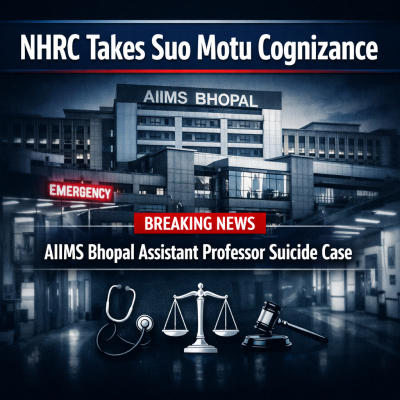 NHRC Takes Suo Motu Cognizance in AIIMS Bhopal Assistant Professor Suicide Case