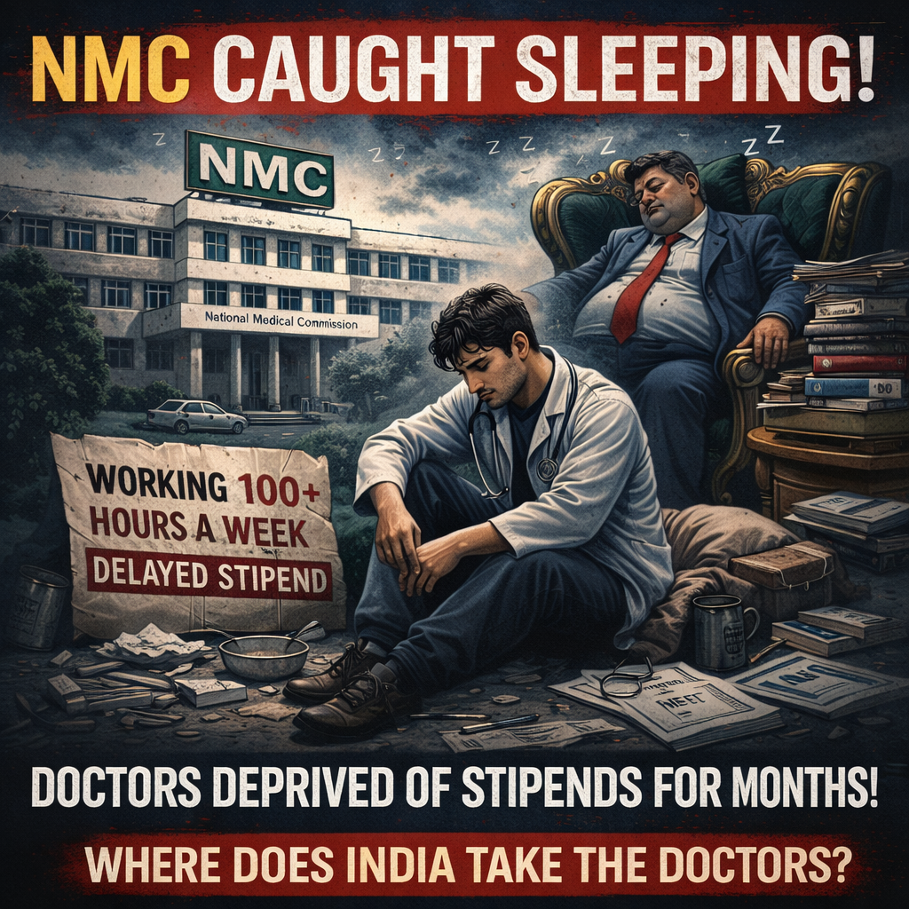 NMC caught sleeping!! A take on Delayed Stipends