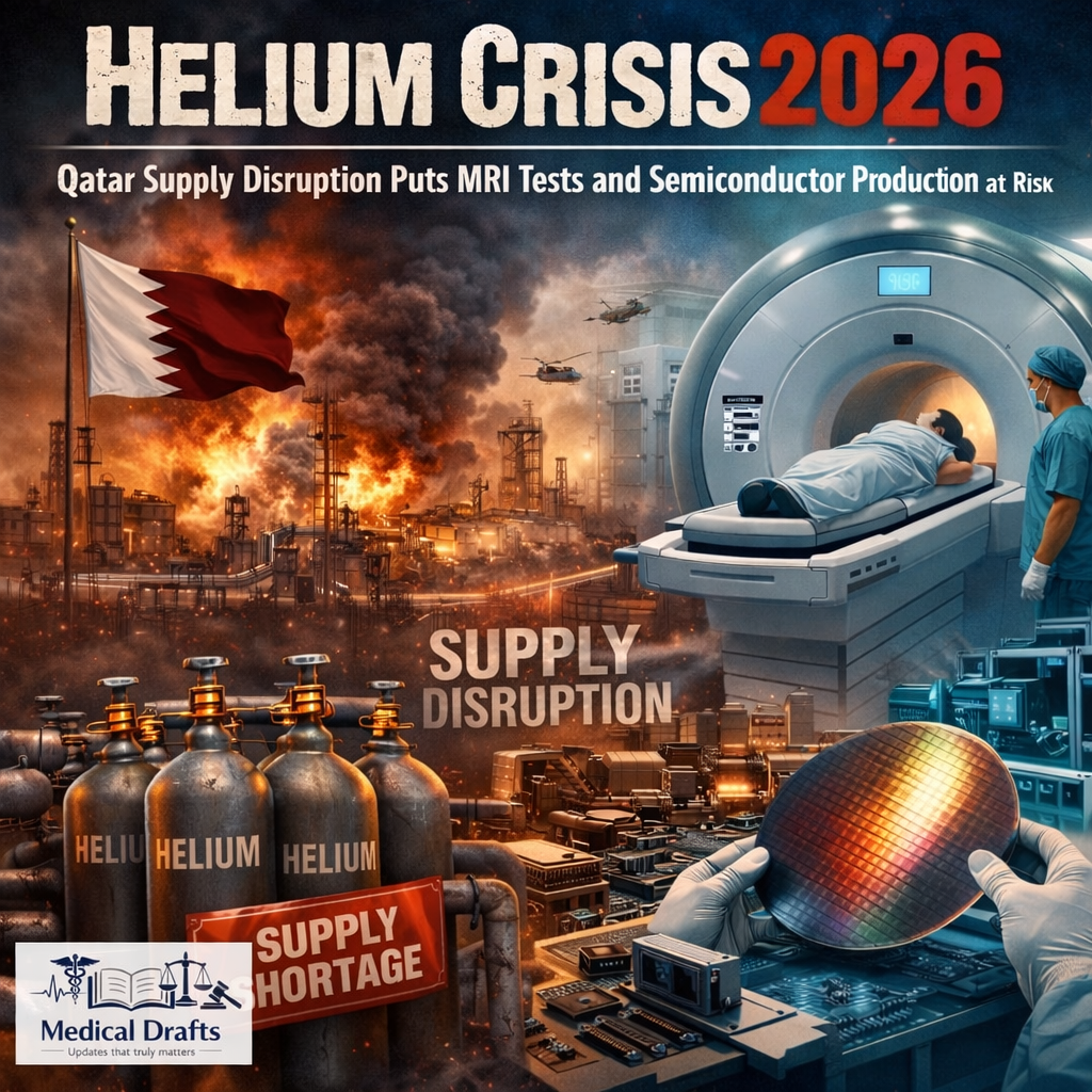 Helium Crisis 2026: Qatar Supply Disruption Puts MRI Tests and Semiconductor Production at Risk