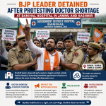 BJP Leader Detained After Protesting Doctor Shortage at Banihal Hospital in Jammu and Kashmir