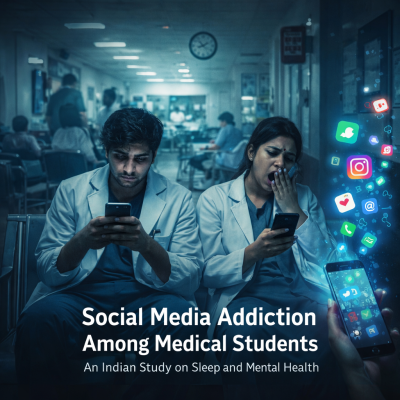 Social Media Addiction Among Medical Students: An Indian Study on Sleep and Mental Health