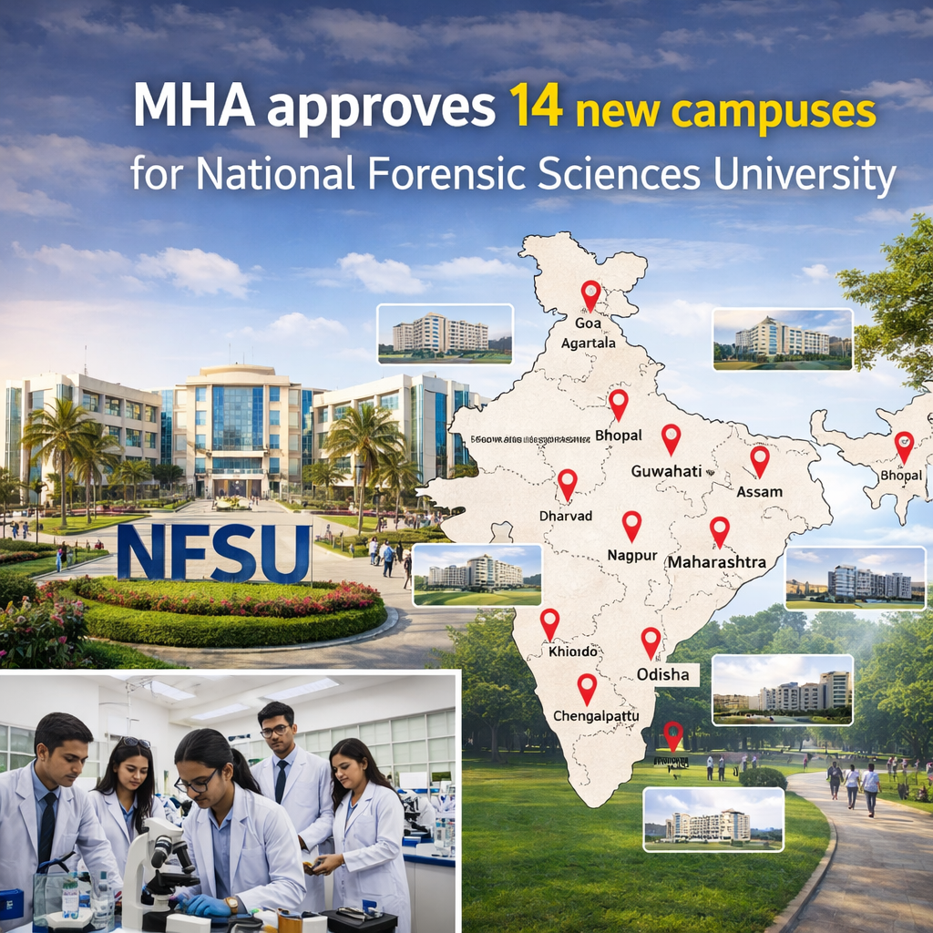 Expansion of the National Forensic Sciences University: A Major Boost to India’s Criminal Justice System