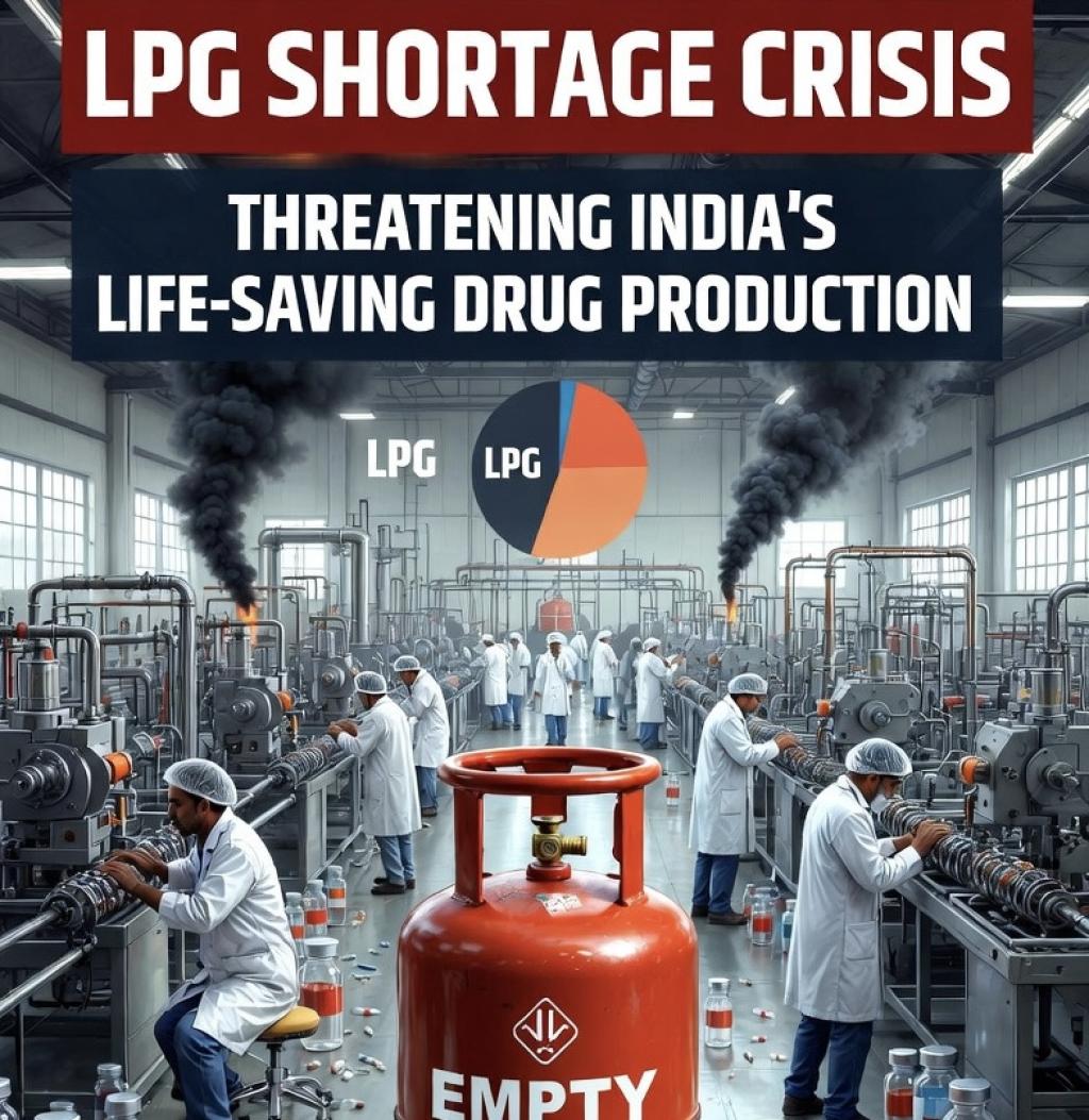 The LPG Shortage Crisis: How It’s Threatening India’s Life-Saving Drug Production