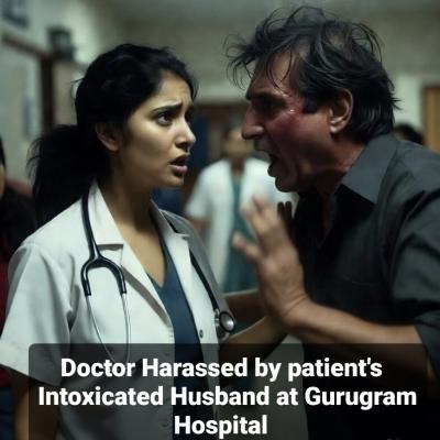 Doctor at Marengo Asia Hospital in Gurugram Faces Verbal Abuse, Threats, and Harassment from Patient’s Intoxicated Husband
