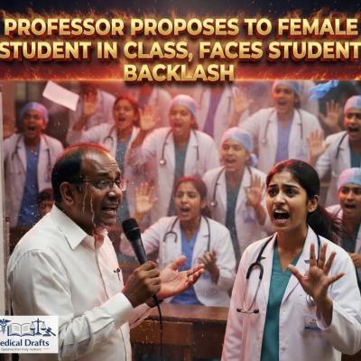 Outrage at Sri Siddhartha Medical College: Professor Proposes to Female Student in Class, Faces Student Backlash