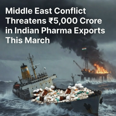 Middle East Conflict Threatens ₹5,000 Crore in Indian Pharma Exports