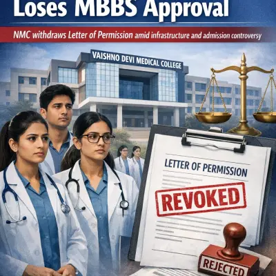 Vaishno Devi Medical College Recognition Revoked: What Happens to MBBS Students?